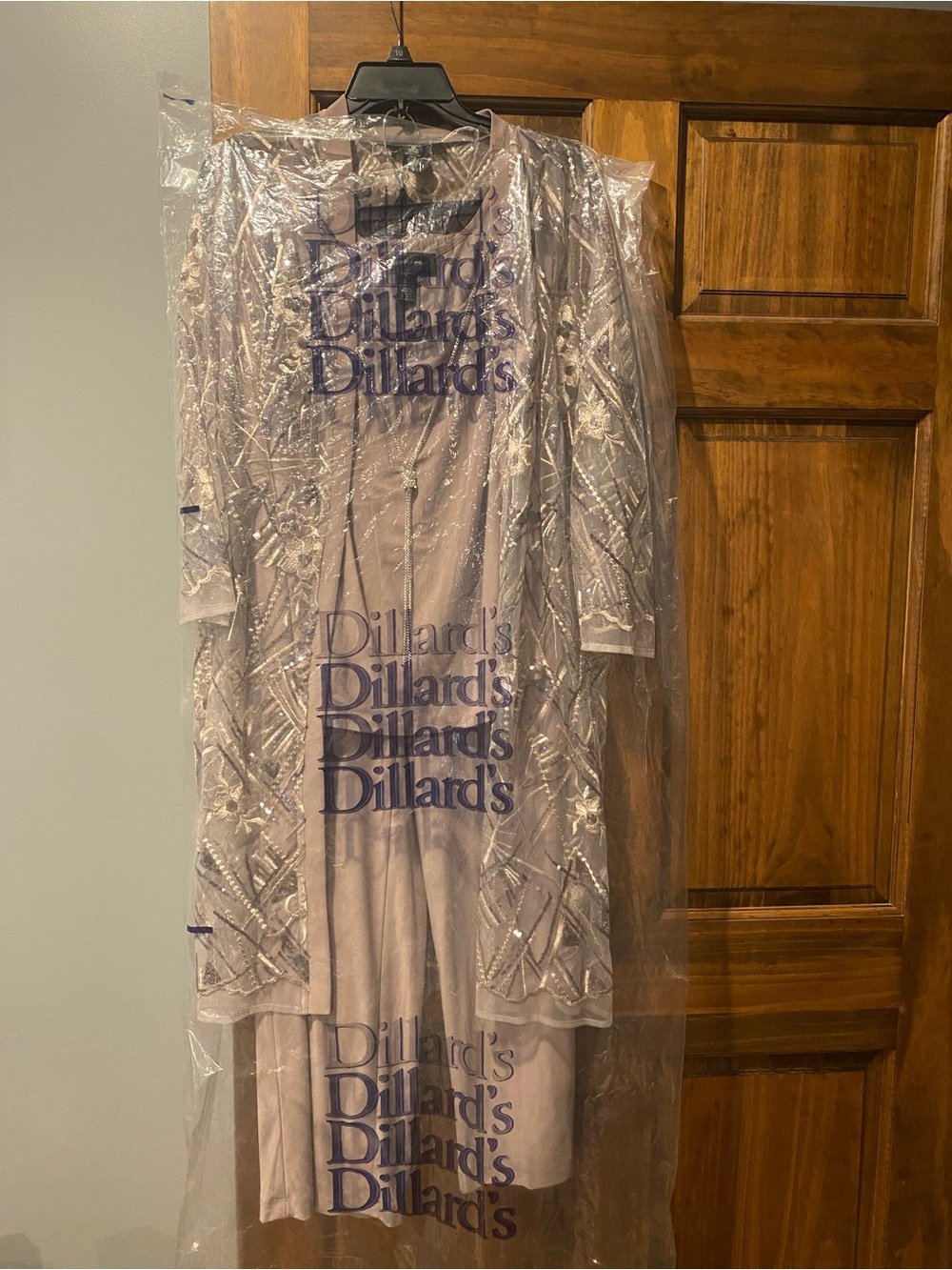 R&M Richard’s Embellished mocha Beaded Embroidered Pantsuit - Picture 1 of 8